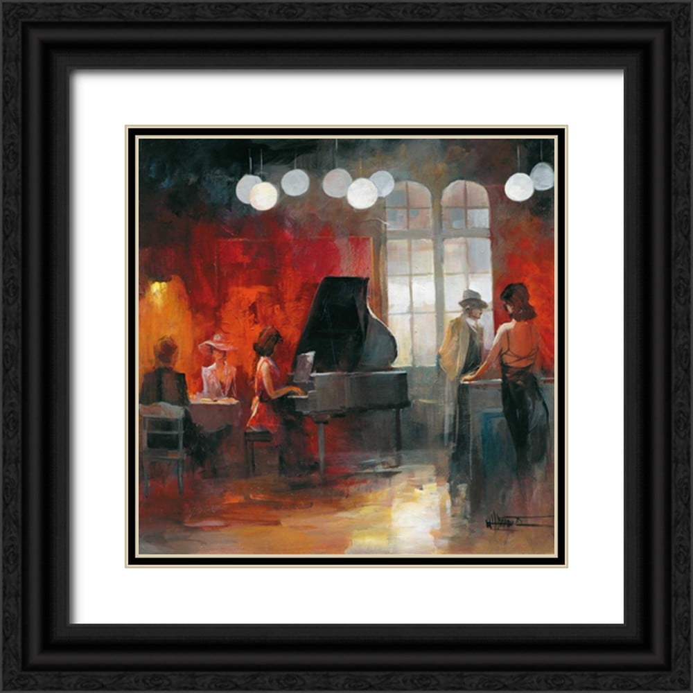Willem Haenraets作 Haenraets, Willem 15x15 Black Modern Framed Museum Art Print