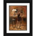 thumbnail image 1 of Haenraets, Willem 24x32 Black Ornate Wood Framed with Double Matting Museum Art Print Titled - Relaxing at home, 1 of 4