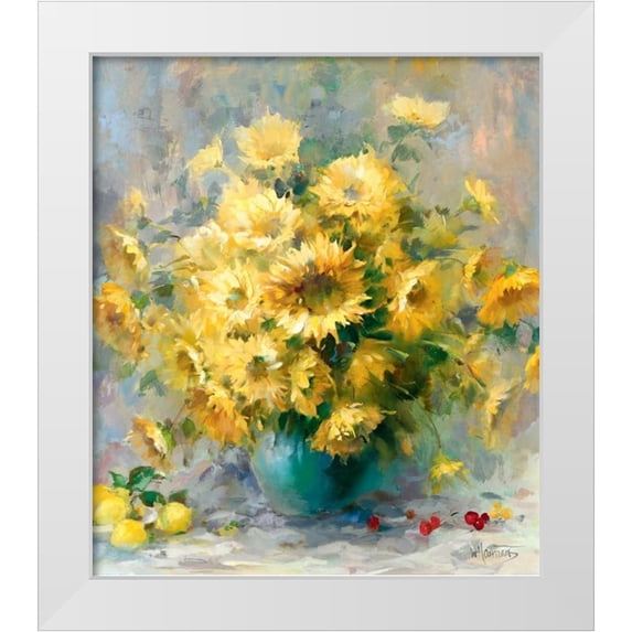 Haenraets, Willem 26x30 White Modern Wood Framed Museum Art Print Titled - Shiny VI