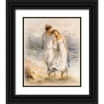 thumbnail image 1 of Haenraets, Willem 26x31 Black Ornate Wood Framed with Double Matting Museum Art Print Titled - In love, 1 of 4