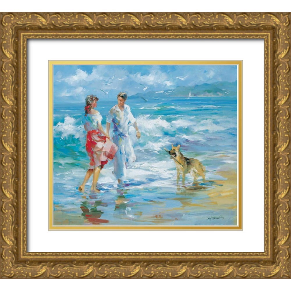 Haenraets, Willem 22x20 Black Ornate Wood Framed with Double