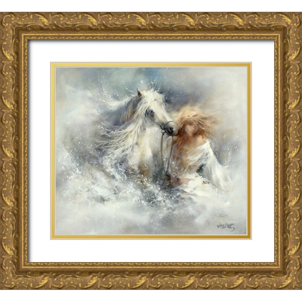Haenraets, Willem 17x15 Black Ornate Wood Framed with Double