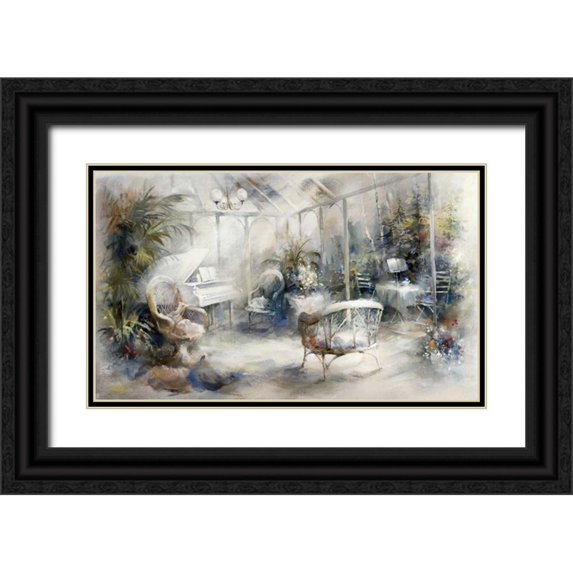 Haenraets, Willem 32x21 Black Ornate Wood Framed with Double Matting Museum Art Print Titled - Inspiration