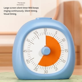 HaevnNest Visual Timer Blue Visual Countdown Clock for Kitchen Cooking Time Management