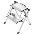 thumbnail image 1 of Hafele 2-Step Heavy Duty Folding Stool - 330 lbs, Non-Slip, Handle, 1 of 5