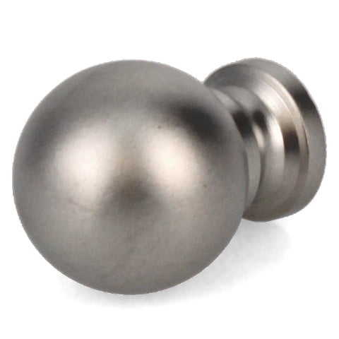 Hafele Boat Cabinet Door Knob 136.87.619 | 3/4 x 1 Inch Nickel Brass