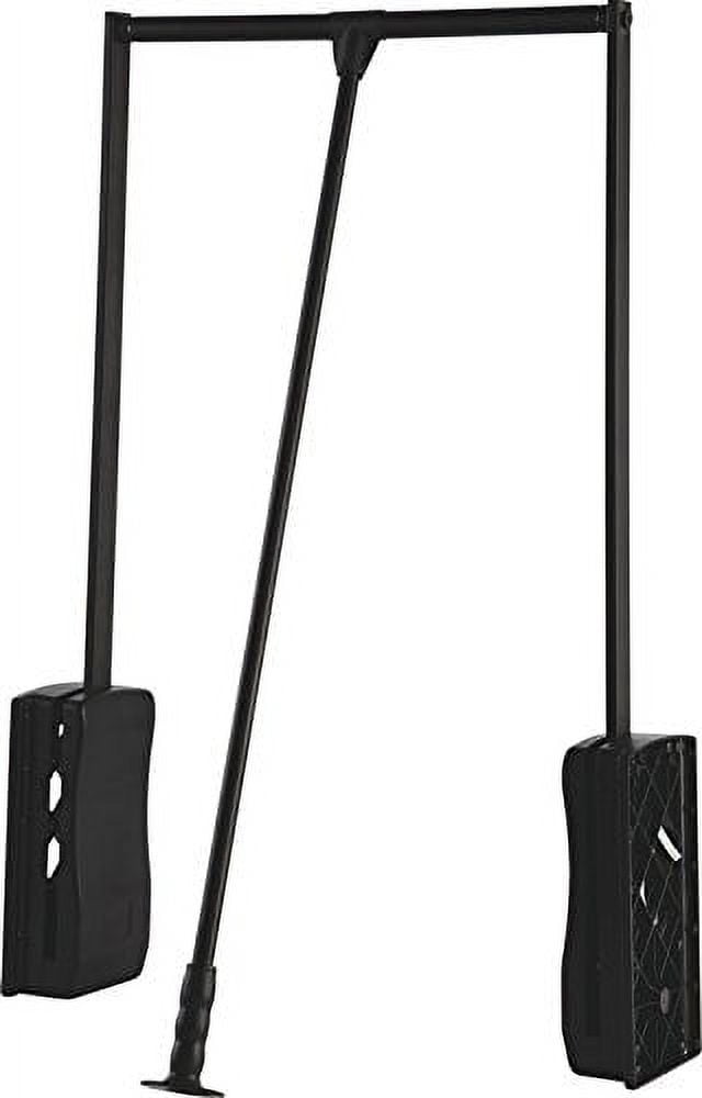 Hafele Pull Down Closet Rod, 26 lbs Load Capacity (Black PowderCoated, 35 1/16" 47 5/8