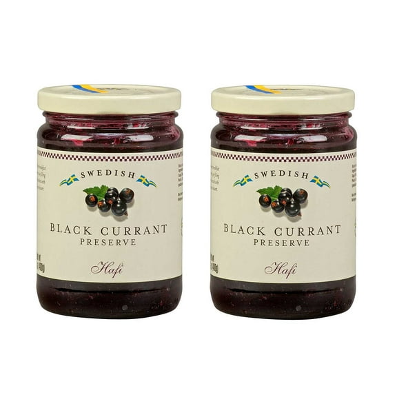 Hafi Black Currant Preserve - 14.1 oz per jar - 2 pack