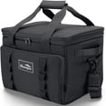 thumbnail image 1 of Hafmall Cooler Bag 32L Collapsible Soft Cooler with Shoulder Strap, Black Leakproof Insulated Tote, 1 of 7