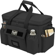 Hafmall Large Cooler Bag 48-Cans Insulated Leakproof Soft Sided Cooler,Black