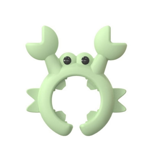 Haful 1× Silicone Spatula Stand Creative Crab Shaped Silicone Spatula Rack Crab Silicone Spatula Holder Anti Overflow Clip Multifunctional Spatula Holder Anti Scalding and Overflow Kitchen Gadgets