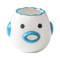 Haful 1X Ceramic Egg White Separator, Egg Separator Upgrade Egg Yolk White Separator Food Grade Ceramics Egg Sperator Tool for Kitchen Gadget Cooking Tool Egg Strainer Mayonnaise Etc