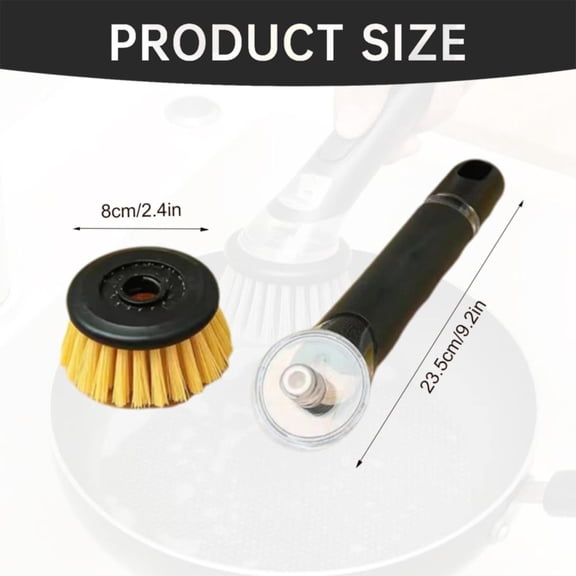 Haful Cleaning Brush 2024 New Dish Brush with Soap Dispenser Long Handle Dishwashing Brush with Replaceable Heads Kitchen Dish Scrub Brush Soap Dispensing Dish Brush Kitchen Brush