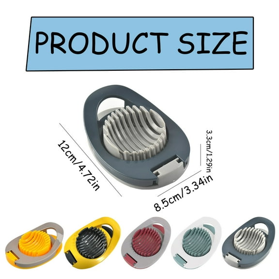 Haful Egg Slicer, Preserved Egg Sliceregg Slicer & Dicer for Hard Boiled Eggs Cutter Dicer with Stainless Wire Strawberries & Soft Effortlessly Easy Clean Kitchen