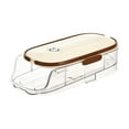 thumbnail image 1 of Haful Food Storage Egg Container for Fridge Egg Storage Fridge Automatic Rolling Egg Dispenser Stackable Egg Container Thickened and Egg Storage Box, 1X Egg Rack, 1 of 9