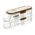 thumbnail image 1 of Haful Food Storage Egg Container for Fridge Egg Storage Fridge Automatic Rolling Egg Dispenser Stackable Egg Container Thickened and Egg Storage Box, 1X Egg Rack, 1 of 9