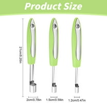Haful Medium-Sized Dual-Purpose Apple Heart Extractorpremium Corer Tool 2025 Upgraded Stainless Core Remover Fruit Core Extractor Tool for Pear Tomato Multiple Sizes Cutter Easy Kitchen Gadgets