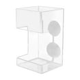 thumbnail image 1 of Haful One Fish Tank Fish Food Feeder Acrylic Clear Fish Tank Feeder with Suction Cup Square Fish Feeder Dish Fish Feeding Ring Transparent Aquarium Fish Feeding Tube Station Floating, 1 of 6