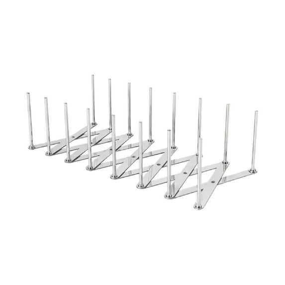 Haful Rack Pot Lid Organizer Pot Lid Holder Adjustable Pot Lid & Plate& Pans Multipurpose Organizer Rack Holder Stainless Steel Dish Plate Drying Rack