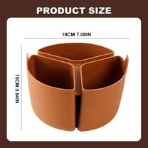 Haful Silicone Rice Cooker Separatorsilicone Rice Cooker Divider Rice Cooker Compartment Slow Basket Liner Silicone Slow Cooker Grade Silicone Dividers Perfect for Cooking Preparation