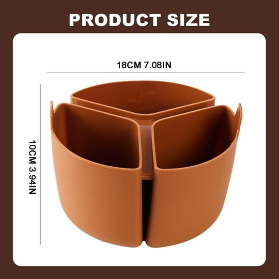 Haful Silicone Rice Cooker Separatorsilicone Rice Cooker Divider Rice Cooker Compartment Slow Basket Liner Silicone Slow Cooker Grade Silicone Dividers Perfect for Cooking Preparation