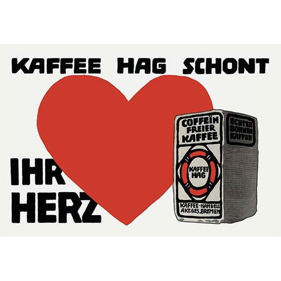 Hag Coffee Fine art canvas print (20" x 30")