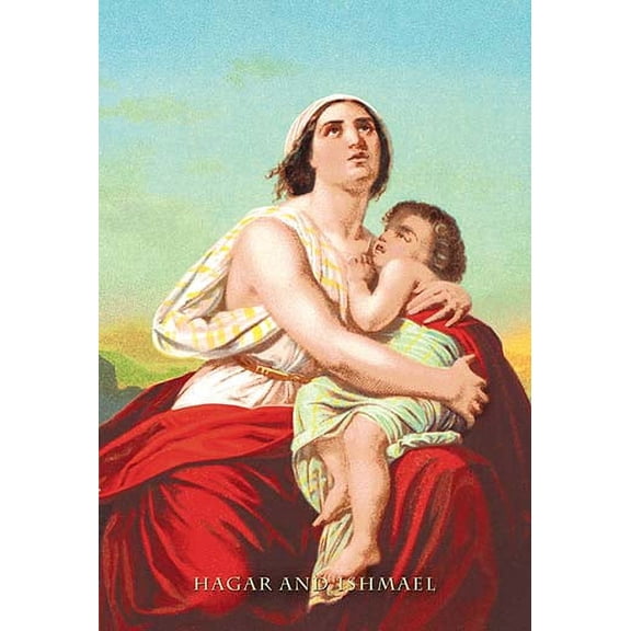 Hagar and Ishmael Fine art canvas print (20" x 30")