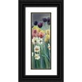 thumbnail image 1 of Hageman, Marilyn 11x24 Black Ornate Wood Framed with Double Matting Museum Art Print Titled - Grape Tulips Panel I, 1 of 4