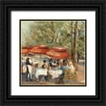 thumbnail image 1 of Hageman, Marilyn 12x12 Black Ornate Wood Framed with Double Matting Museum Art Print Titled - Lunch on the Champs Elysees, 1 of 4