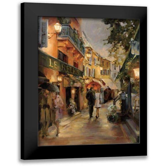 Hageman, Marilyn 12x14 Black Modern Framed Museum Art Print Titled - Evening in Paris