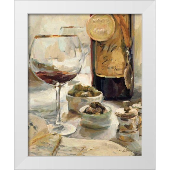 Hageman, Marilyn 12x14 White Modern Wood Framed Museum Art Print Titled - Award Winning Wine I