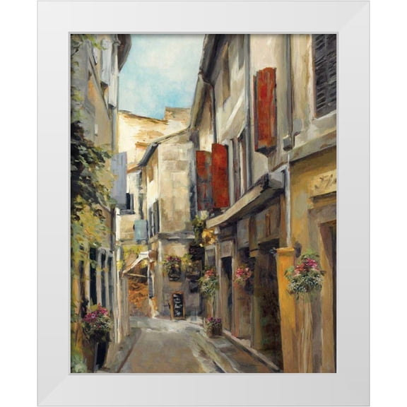 Hageman, Marilyn 12x14 White Modern Wood Framed Museum Art Print Titled - Old Town I