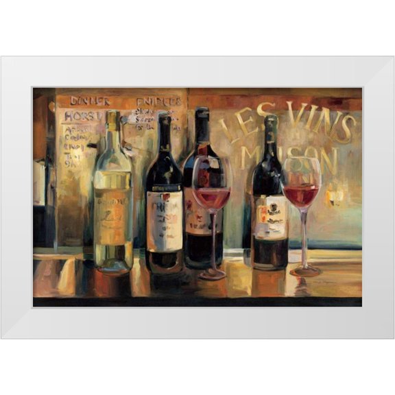 Hageman, Marilyn 14x11 White Modern Wood Framed Museum Art Print Titled - Les Vins Maison