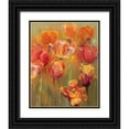 thumbnail image 1 of Hageman, Marilyn 15x18 Black Ornate Wood Framed with Double Matting Museum Art Print Titled - Tulips in the Midst II, 1 of 4