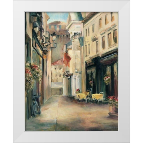 Hageman, Marilyn 20x24 White Modern Wood Framed Museum Art Print Titled - Old Town II