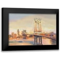 thumbnail image 1 of Hageman, Marilyn 24x17 Black Modern Framed Museum Art Print Titled - Manhattan Reflection, 1 of 5