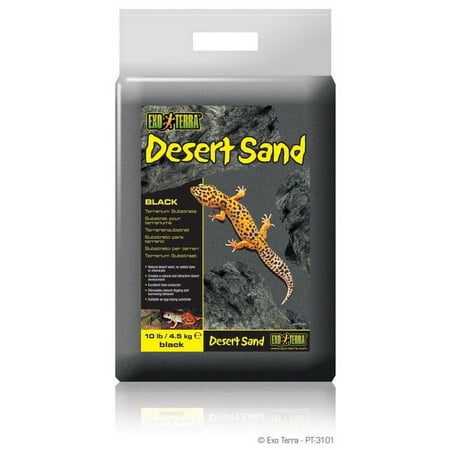 Exo Terra Riverbed Sand, 10-Pounds - Real Riverbed Sand with No Added Dyes or Chemicals