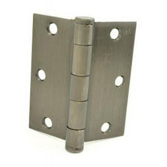Hager 127931210B 3.5 x 3.5 in. Full Mortise Five Knuckle Plain Bearing Standard Weight Hinge, No. 010839 Oil Rubbed Bronze