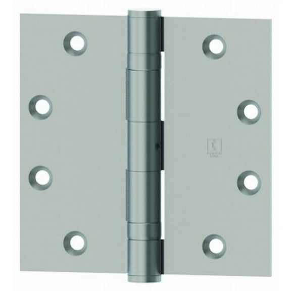 Hager 1279312L1 3.5 x 3.5 in. Full Mortise Five Knuckle Plain Bearing Standard Weight Hinge, No. 010912 Flat Black