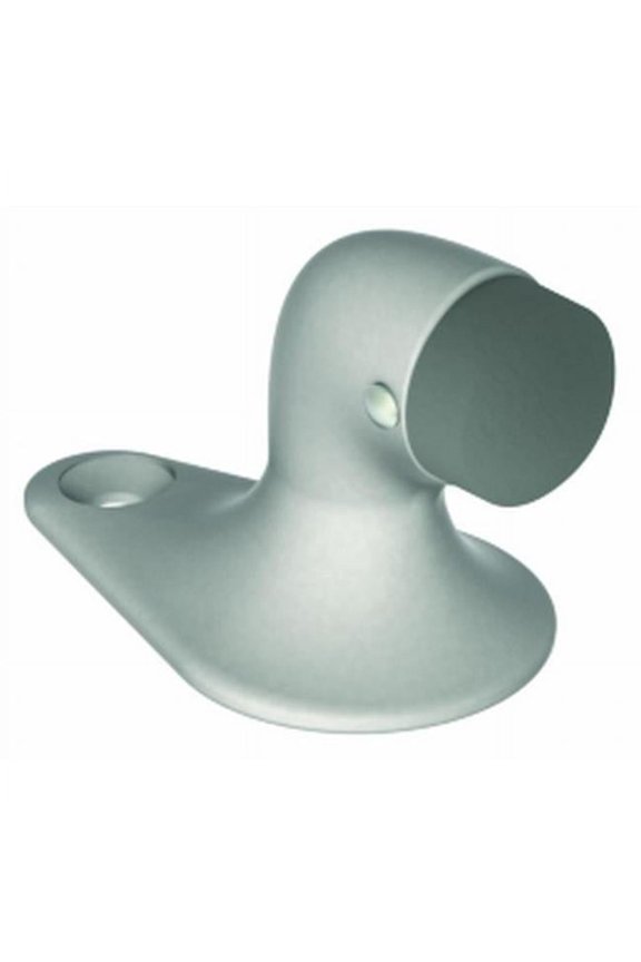 257F26 Short Gooseneck Floor Stop, No. 058549 Bright Chrome