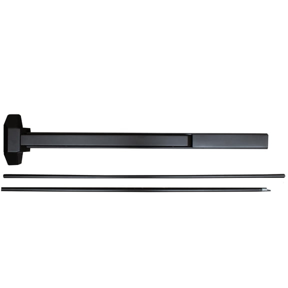 Hager 4701 SVR F 36" X 84" Fire Rated Surface Vertical Rod Exit Device - Dark Bronze
