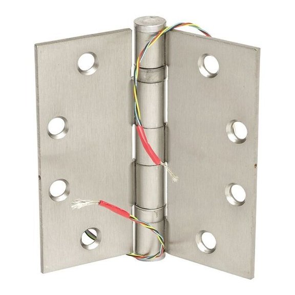 Hager Electrified Door Hinge,180,Mortise BB1279 4-1/2X4-1/2 26D ETW4
