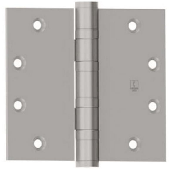 Hager Hinge BB116841226D 4.5 x 4.5 in. Full Mortise Heavy Weight Ball Bearing Hinge - No.004616, Satin Chrome