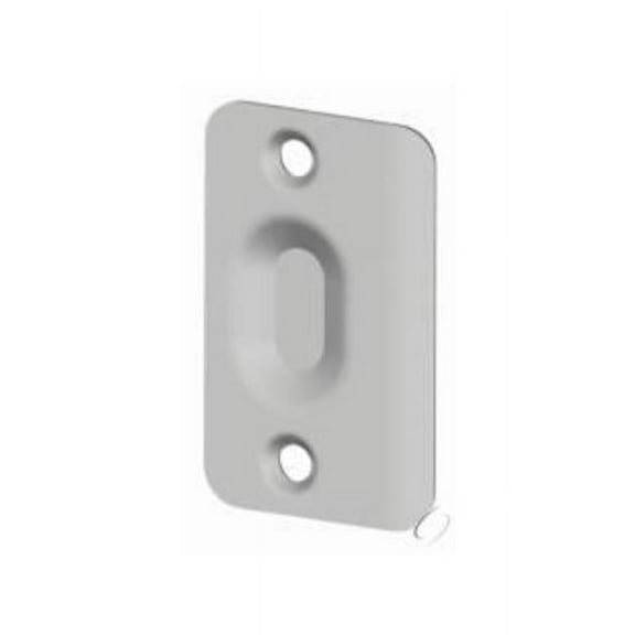 Hager Hinge 144815 Full Lip Strike Plate for Ball Catch - Satin Nickel