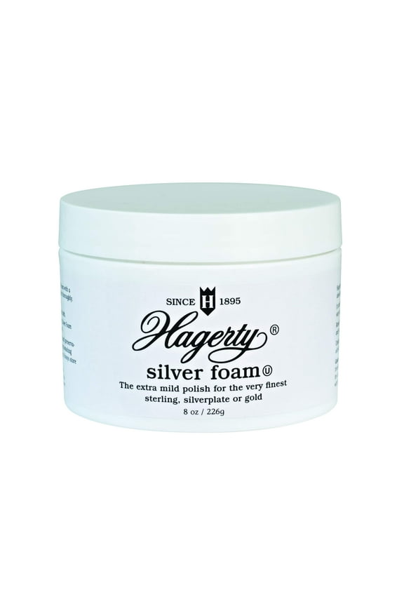 Hagerty 11070 8-Ounce Mild Silver Polish, White
