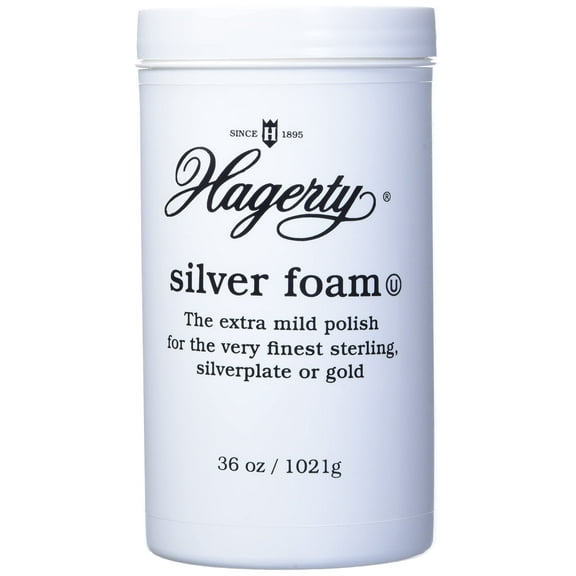 Hagerty 11360 Silver Foam Mild Silver Polish, 36 Ounces