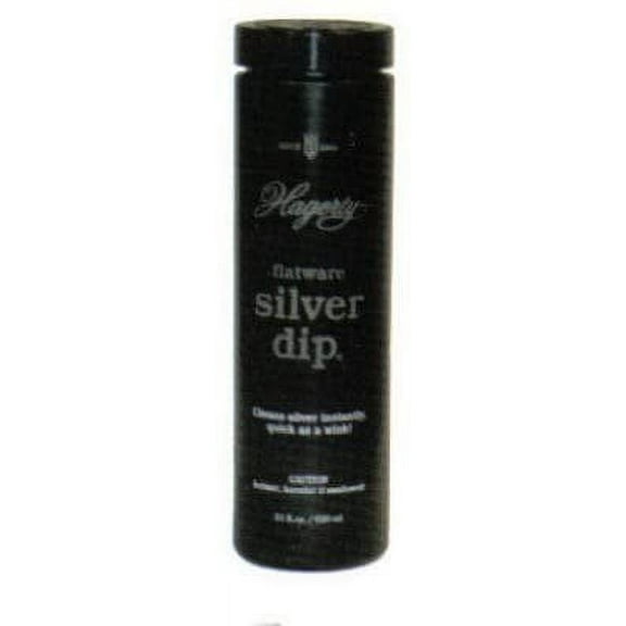 W J Hagerty Flatware Silver Dip Unscented Liquid Cleaner - 16.9 Oz, Case of 6
