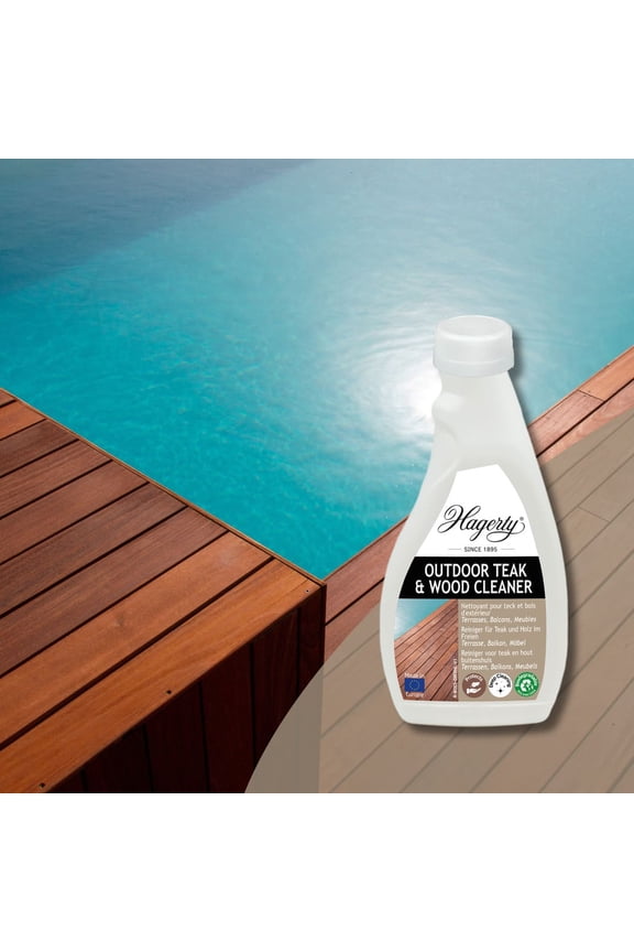 Outdoor Teak & Wood Cleaner, Teak and Natural Wood Cleaning Product, 500 ml, Ref. A120007