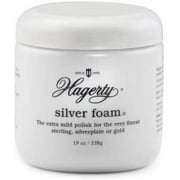 W J Hagerty Silver Foam Polish - Tarnish Remover, Unscented - 7 Oz Jar