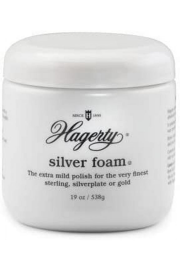 Silver Foam Polish - Tarnish Remover, Unscented - 7 Oz Jar